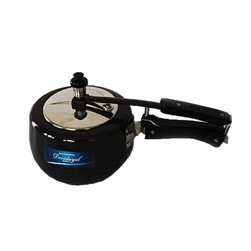 DeviDayal Hard Anodized Contura Pressure Cooker (Non Induction Base) – 3L