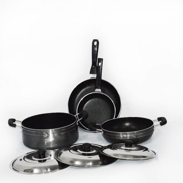 4 Piece Heavy Gauge Cookware Set Large