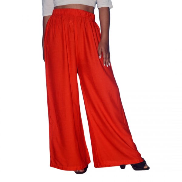 Cotton white Comfortable free Size Palazzo