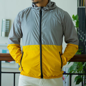 AP Wear Ultralight Duel Ton Cool Summer Jacket for Men-Grey & Yellow