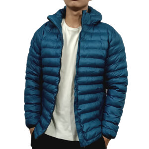 Ultra Light Warm Silicon Jacket for Men-Petrol Blue