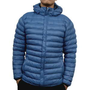 Ultra Light Warm Silicon Jacket for Men-Steel Blue