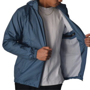 AP Wear Windcheater Jacket With Summer Cool Net Inner-Petrol Blue