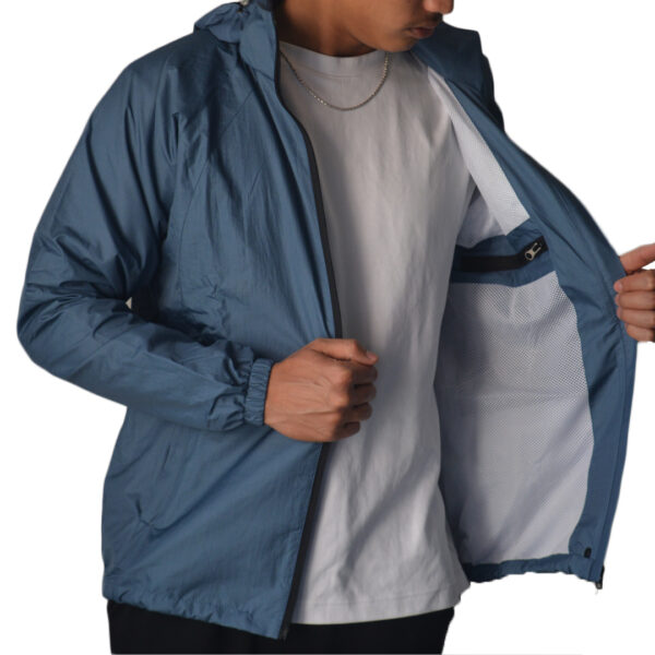 AP Wear Windcheater Jacket With Summer Cool Net Inner-Petrol Blue - Image 2