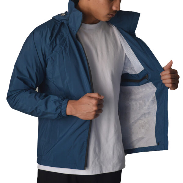 AP Wear Windcheater Jacket With Summer Cool Net Inner-Prussian Blue - Image 2