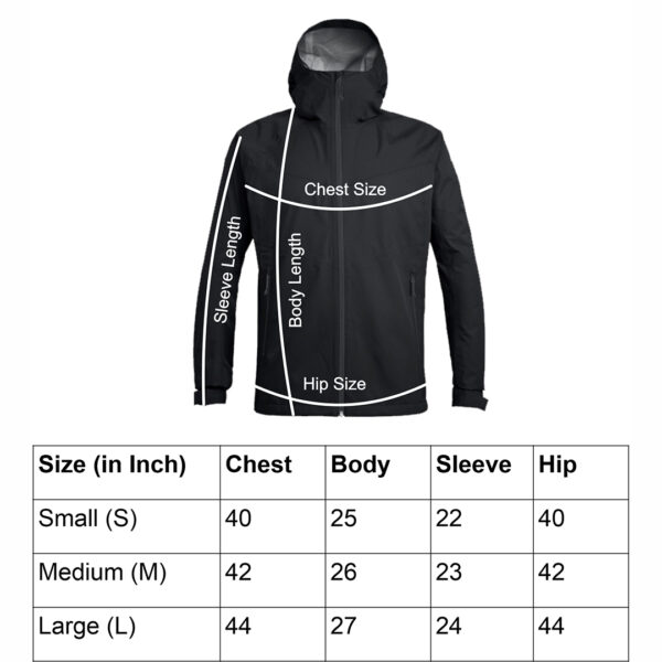 Petro Blue Double Layer Lightweight Windcheater for Ladies - Image 3