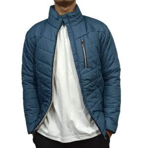 AP Wear Regular Fit Ultra Light Winter Padded Jacket for Men-Petrol Blue