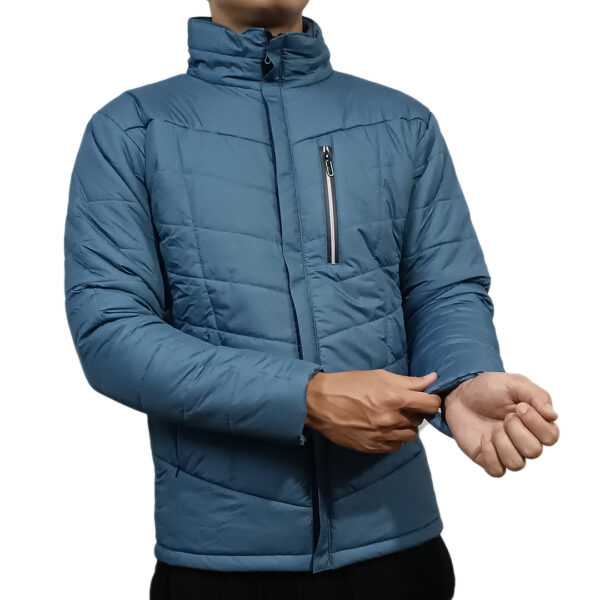 AP Wear Regular Fit Ultra Light Winter Padded Jacket for Men-Petrol Blue - Image 4