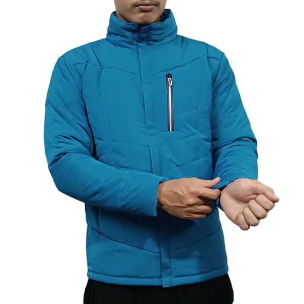 AP Wear Regular Fit Ultra Light Winter Padded Jacket for Men-Blue - Image 4