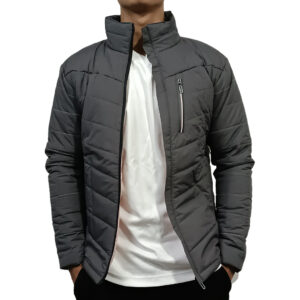 AP Wear Regular Fit Ultra Light Winter Padded Jacket for Men-Dark Grey