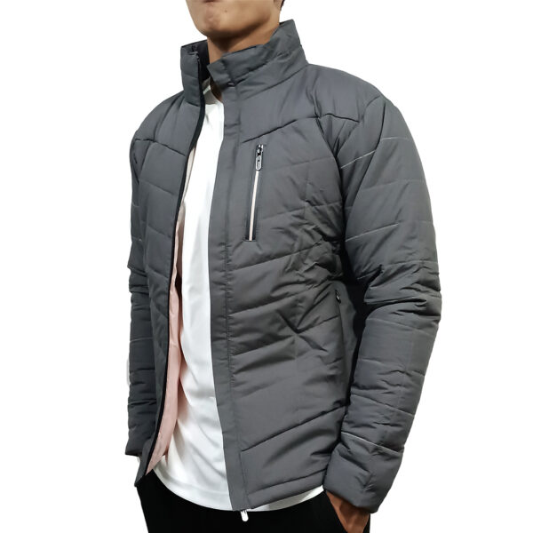 AP Wear Regular Fit Ultra Light Winter Padded Jacket for Men-Dark Grey - Image 3