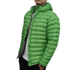 Ultra Light Warm Silicon Jacket for Men-Lime Green