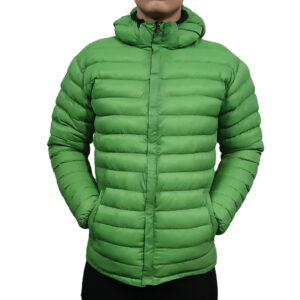 Ultra Light Warm Silicon Jacket for Men-Lime Green