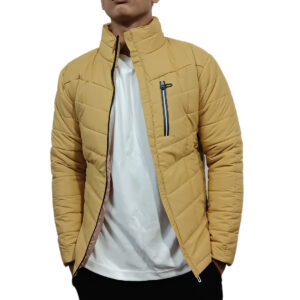 AP Wear Regular Fit Ultra Light Winter Padded Jacket for Men-Beige