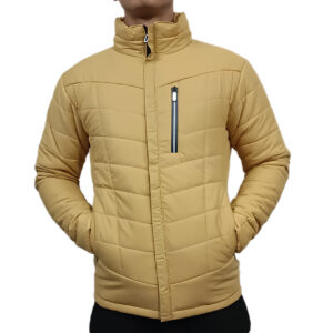 AP Wear Regular Fit Ultra Light Winter Padded Jacket for Men-Beige