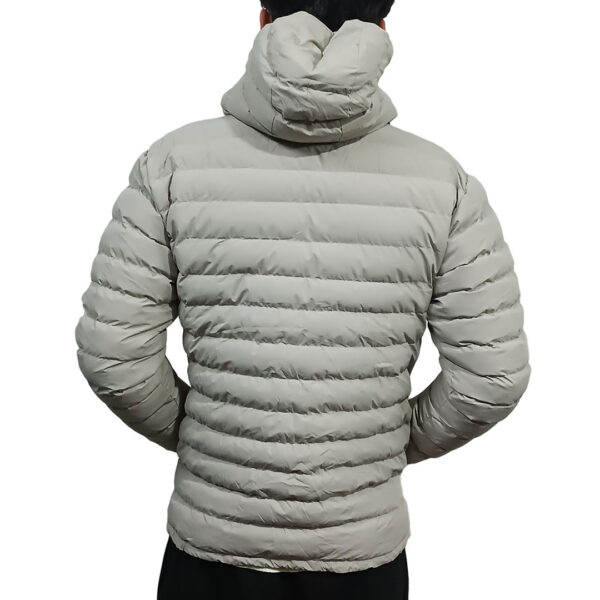 Ultra Light Warm Silicon Jacket For Men - Cream Silicon Winter Jackets For Men - Image 4