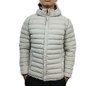 Ultra Light Warm Silicon Jacket For Men – Cream Silicon Winter Jackets For Men