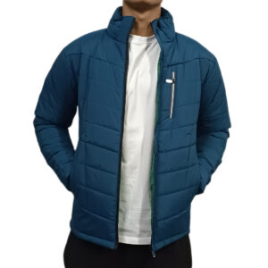 AP Wear Regular Fit Ultra Light Winter Padded Jacket for Men-Prussian Blue