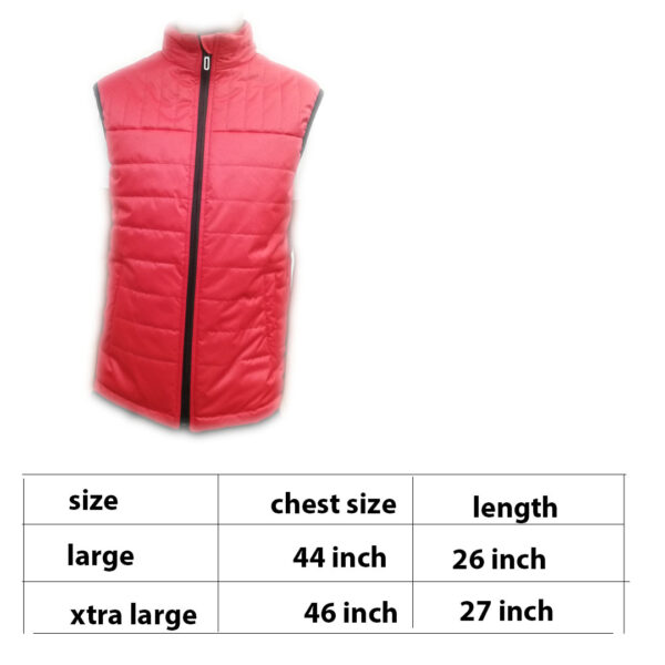 Ap Wear Light Weighted Men Sleeveless Padded Jacket- Turquoise Blue - Image 4