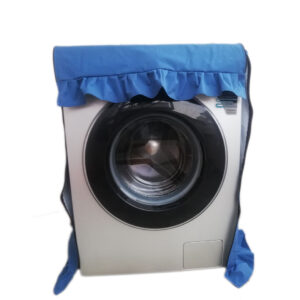Front Door Blue Waterproof, Dustproof and Sunproof Front Load Washing Machine Cover for 8 Kg to 10 Kg